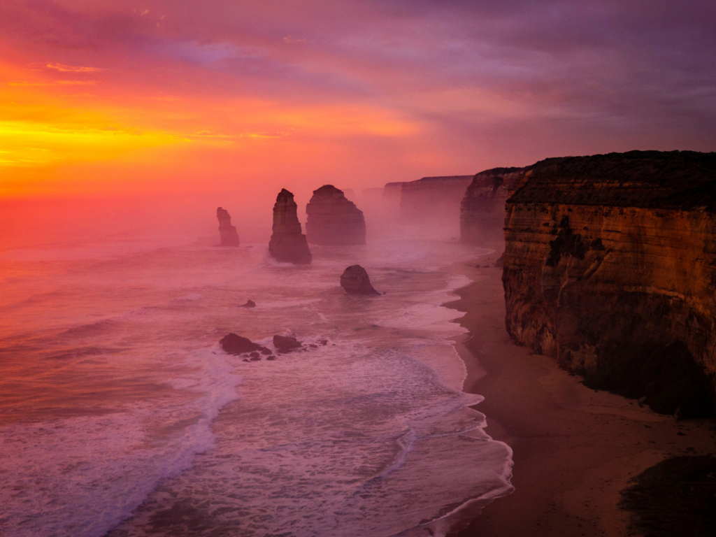 Coucher de soleil en Australie