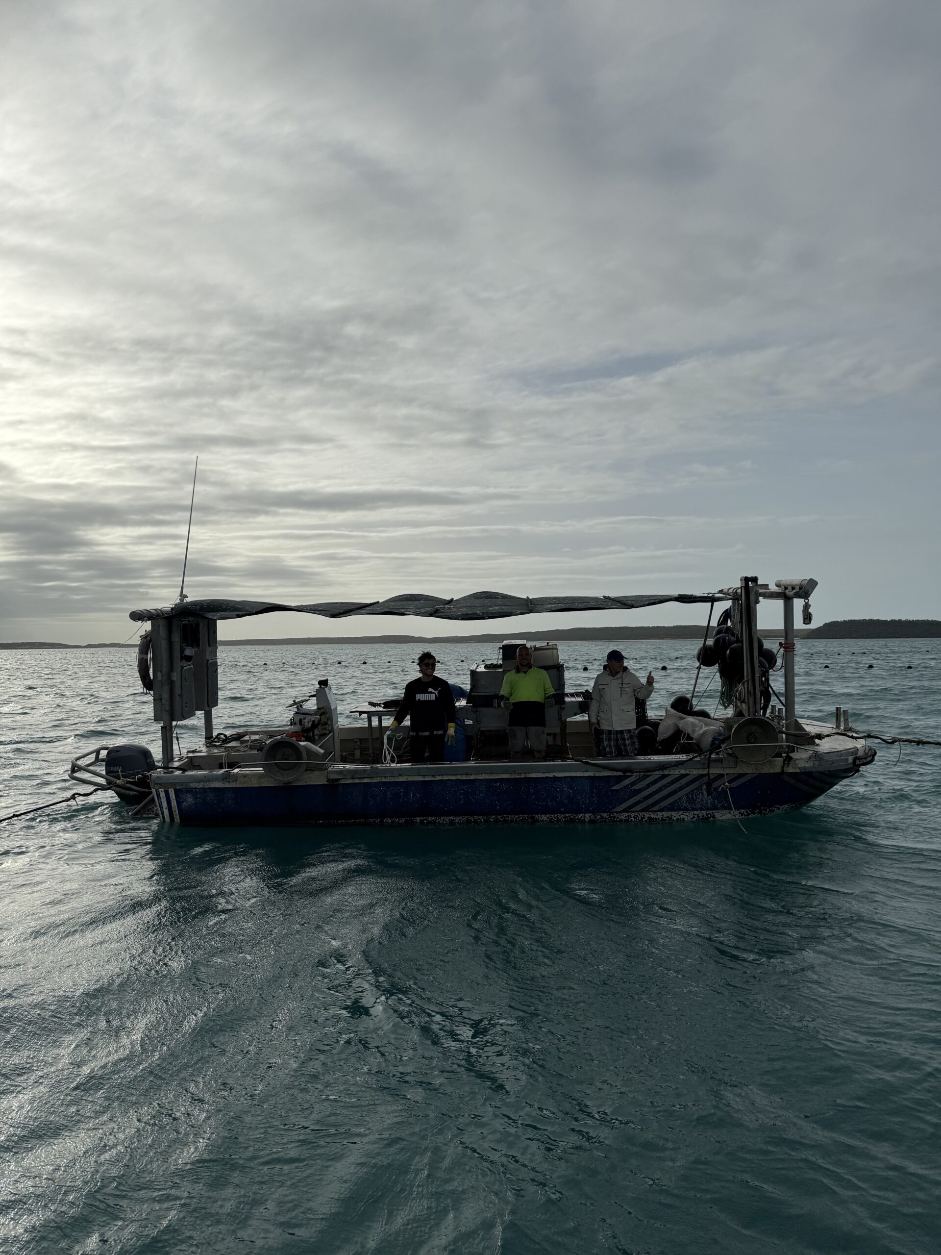Travailler sur un bateau de perles en Australie.