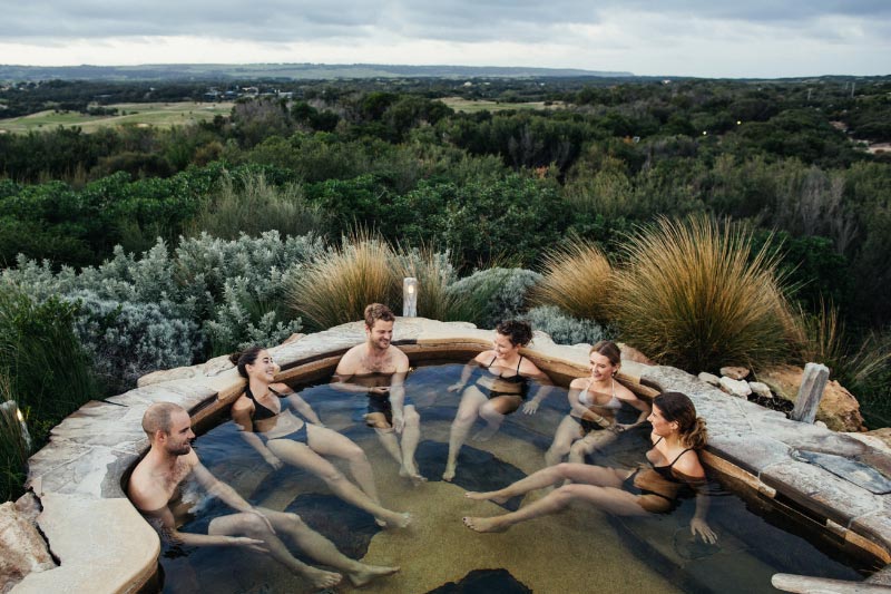 Spa naturel en Australie.