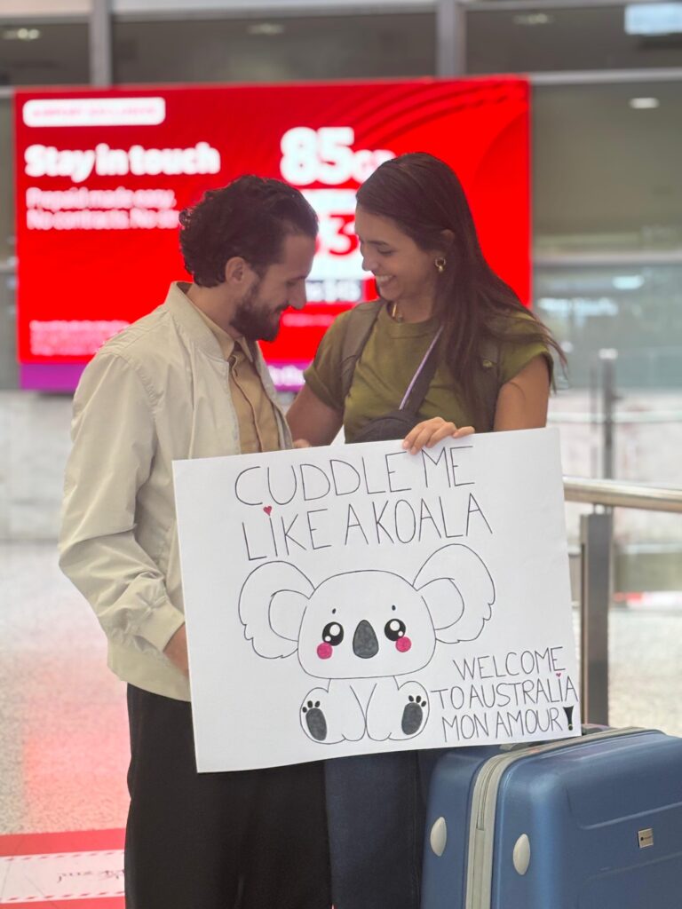 Les retrouvailles en couple en PVT Australie