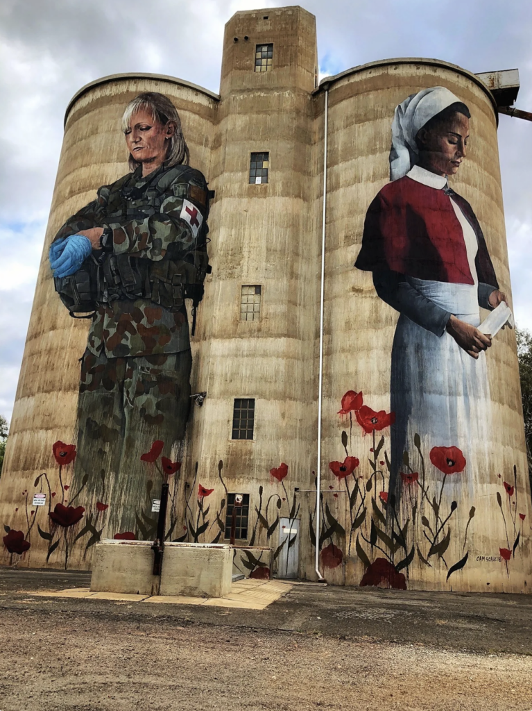 Road trip autour des silo art trails en Australie.
