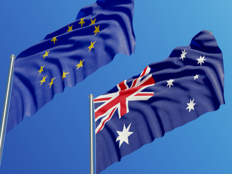 Accord entre l'Europe et l'Australie en 2026